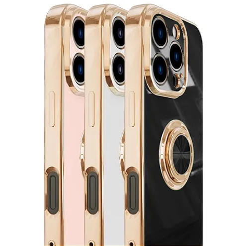 Samsung Galaxy S21 FE - Deksel med Mobilring - Mobildeksel - LightPink