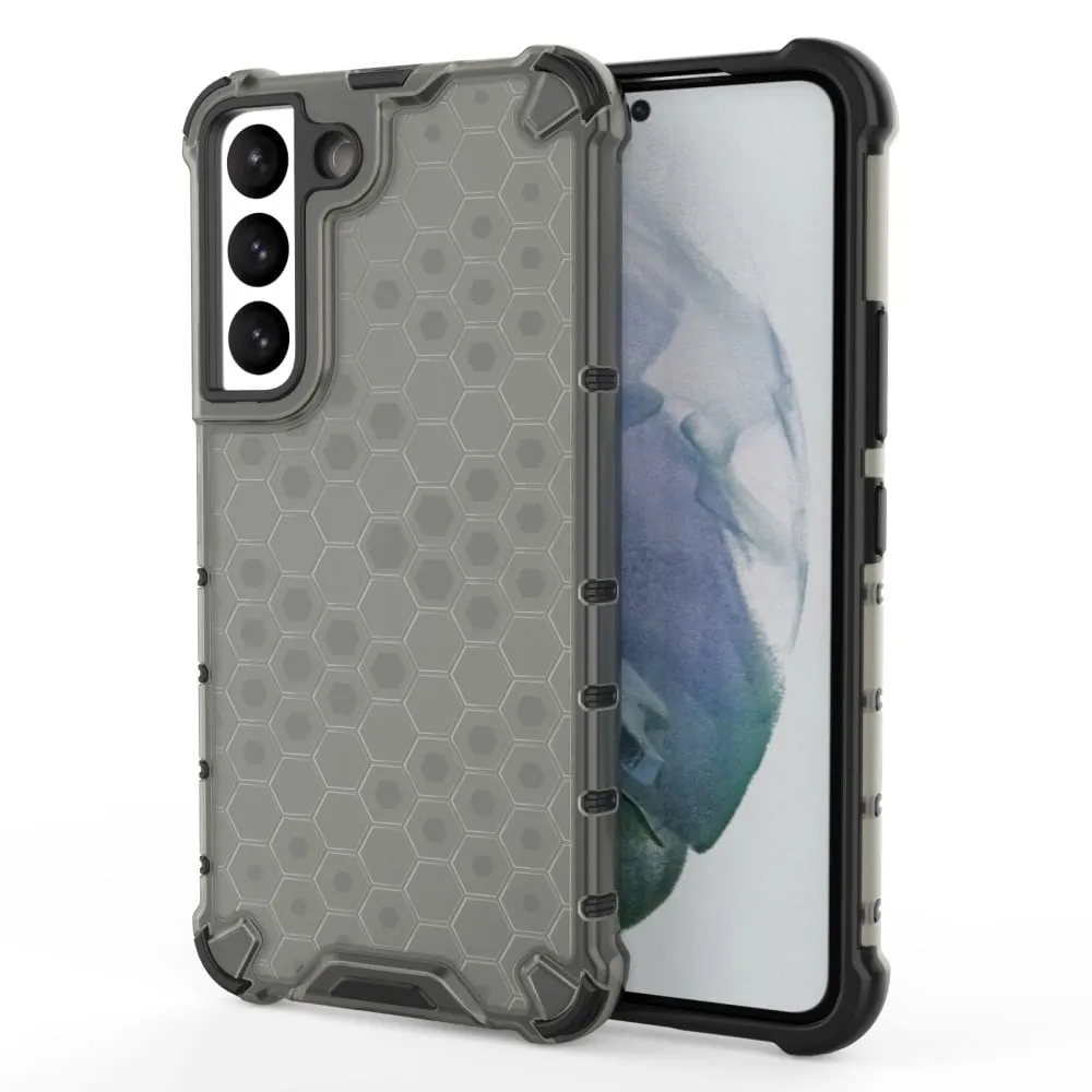 Bofink Honeycomb Samsung Galaxy S22 Etui - Svart