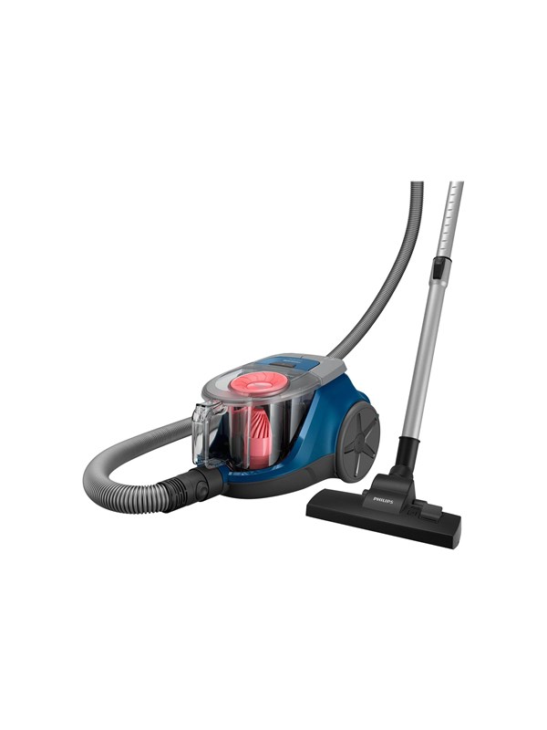 Philips Støvsuger 2000 Series XB2123 - vacuum cleaner - canister - dark blue/peach