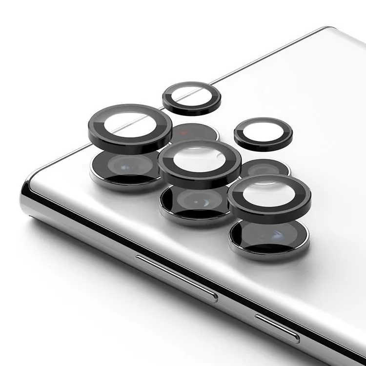 Svart Samsung S22 Ultra kameralinsedeksel