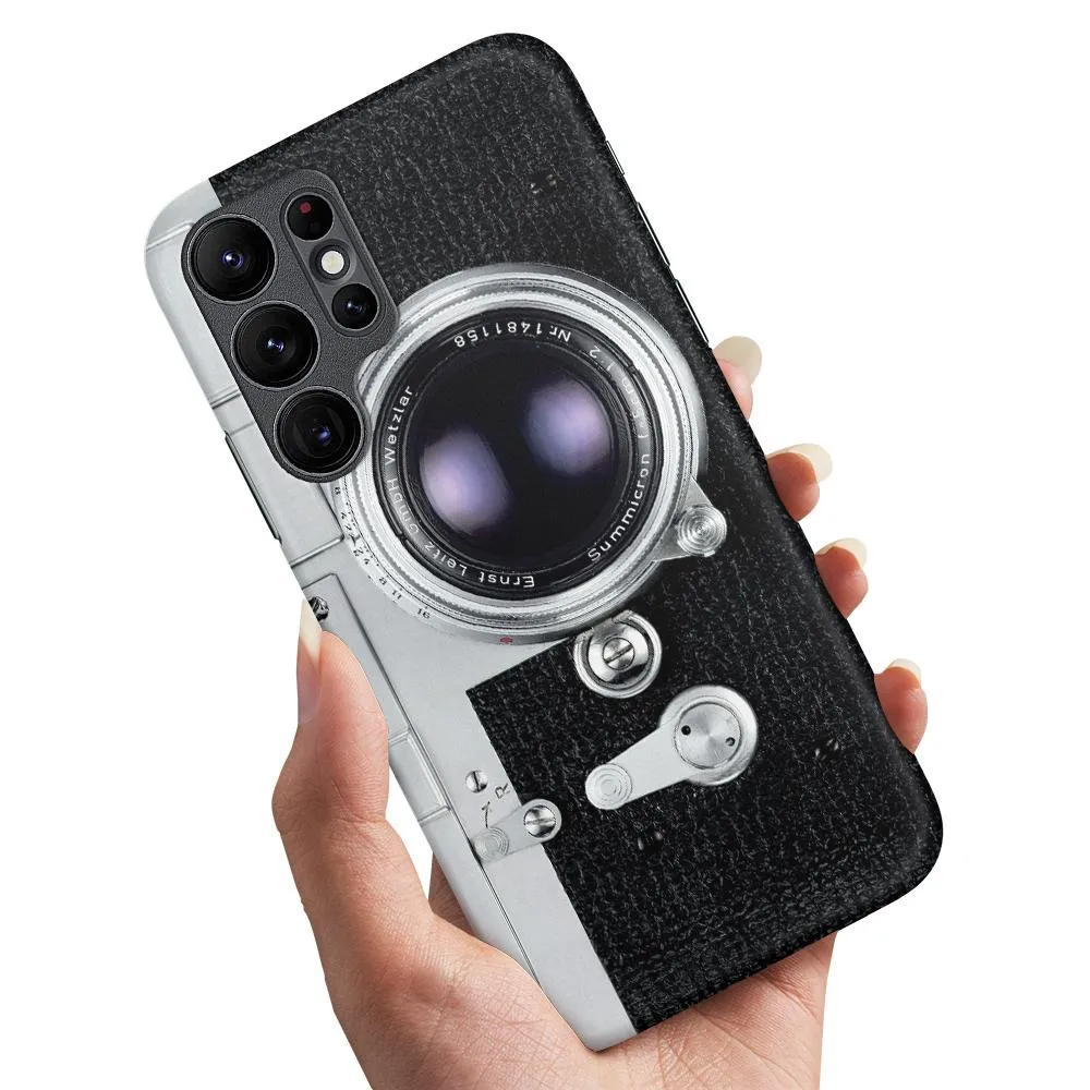 Deksel / Mobildeksel til Samsung Galaxy S22 Ultra - Retro Kamera