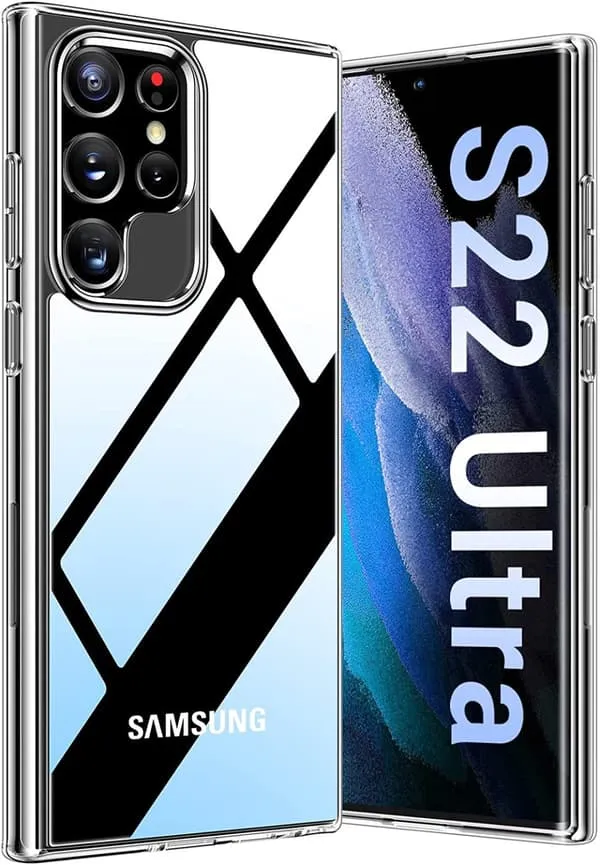Samsung Galaxy S22 Ultra gjennomsiktig TPU-deksel