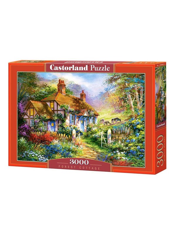Selecta Play Castorland Jigsaw puzzle Forrest cottage 3000 pcs. Gulv
