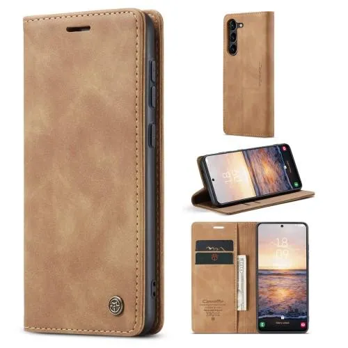 CASEME Lommebok - deksel Samsung Galaxy S23 - Brun