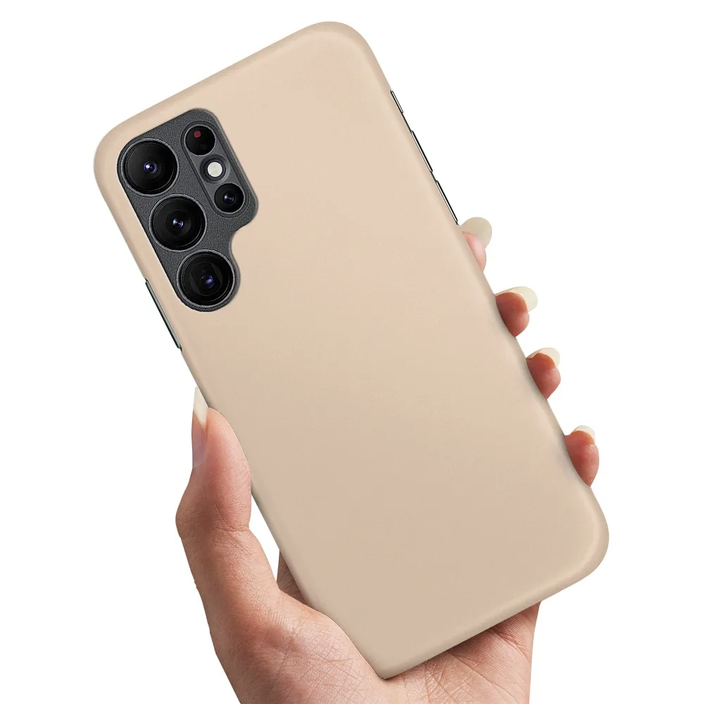 Deksel / Mobildeksel til Samsung Galaxy S24 Ultra - Beige
