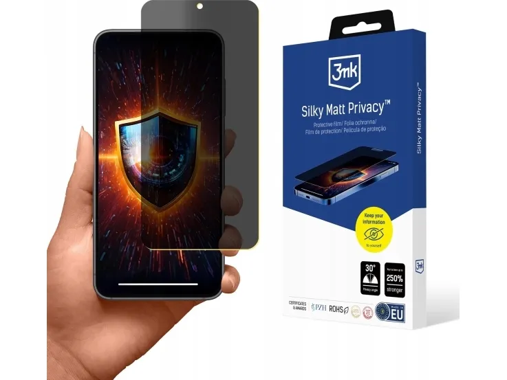 3mk Silky Matt Privacy skjermbeskyttelse til Samsung Galaxy S24