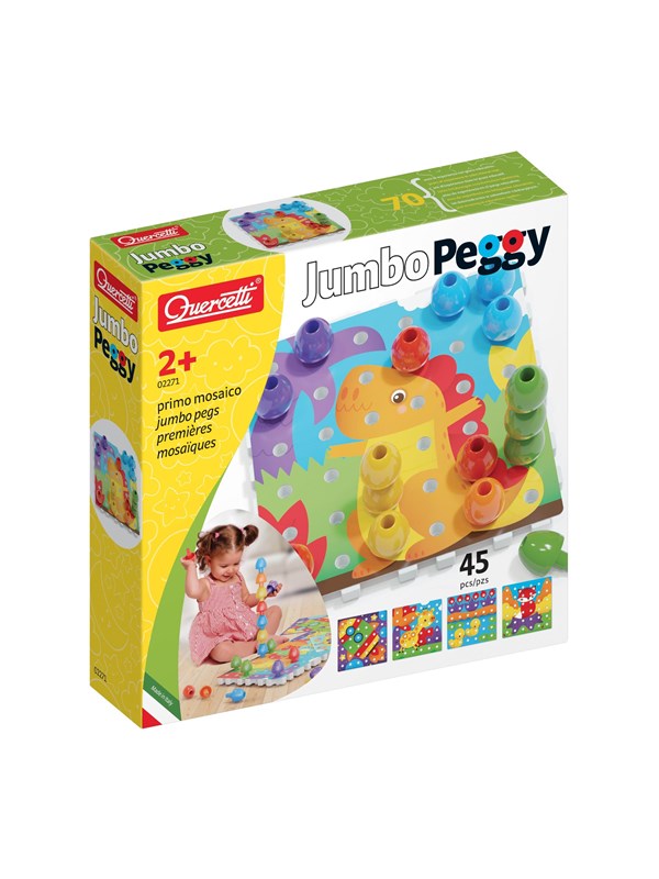 Quercetti Jumbo Peggy (45 pcs)