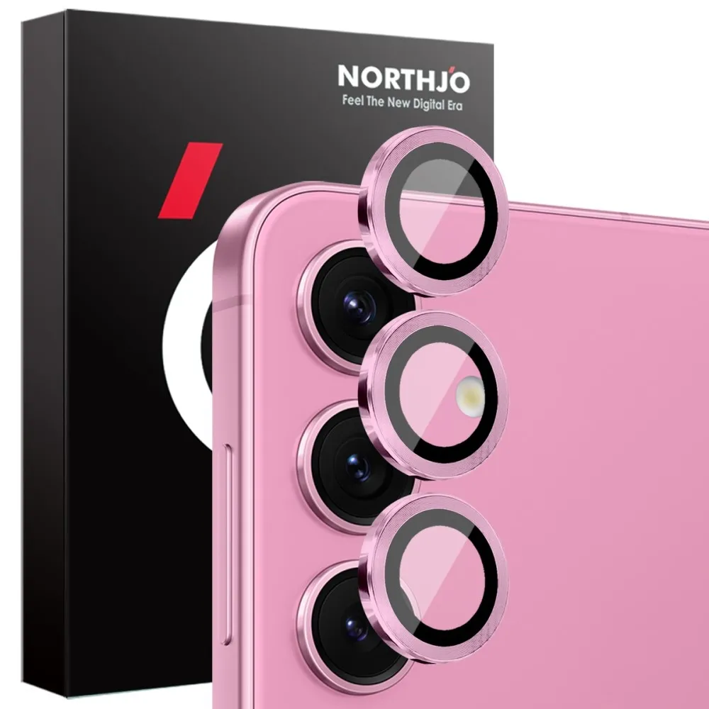 NORTHJO for Samsung Galaxy S25 Herdet Glass Kameralinsebeskytter