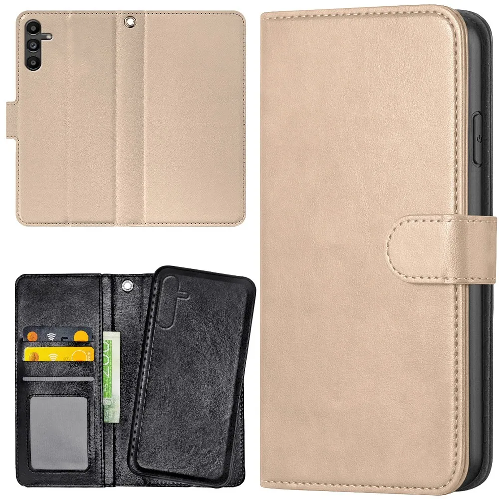 Samsung Galaxy S25 - Lommebok Deksel Beige