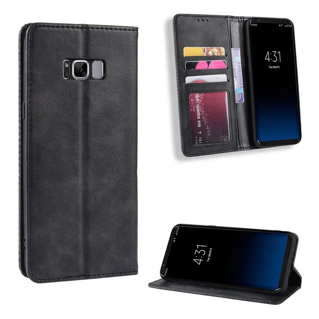 Bofink Vintage Samsung Galaxy S8 etui - Svart