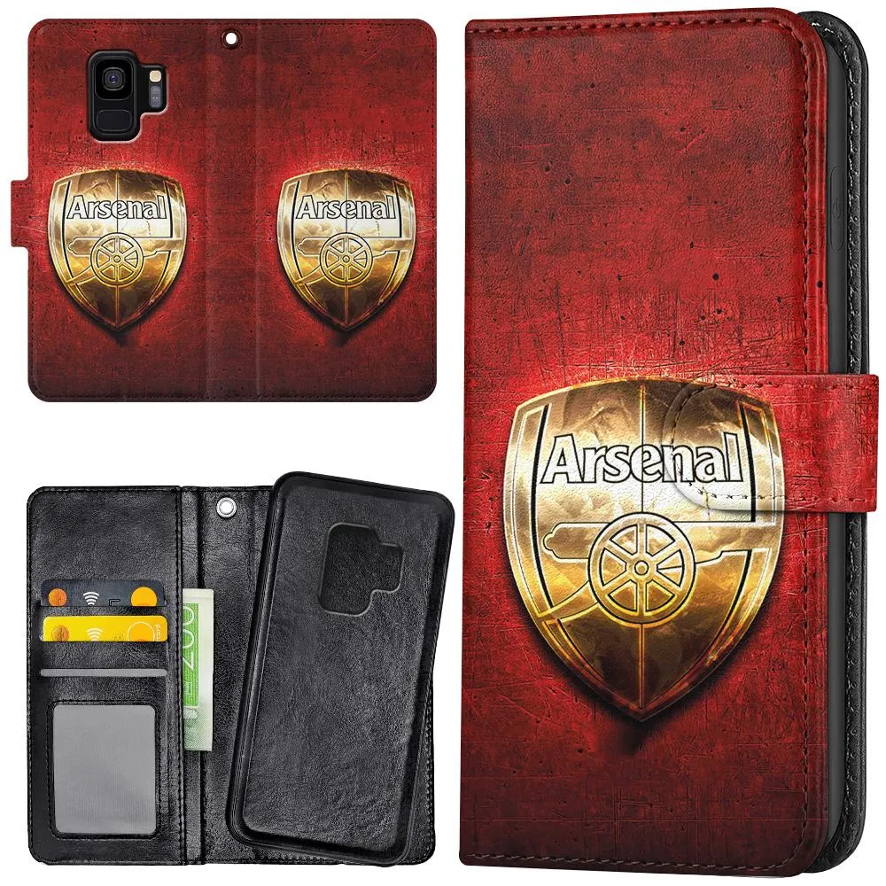 Samsung Galaxy S9 - Lommebok Deksel Arsenal