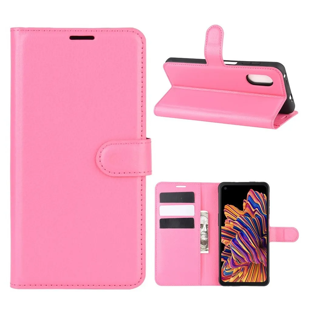 Classic Samsung Galaxy Xcover Pro flip etui - Rose