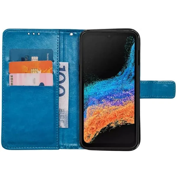 Mobil lommebok 3-kort Samsung Galaxy Xcover 6 Pro - Lyseblå