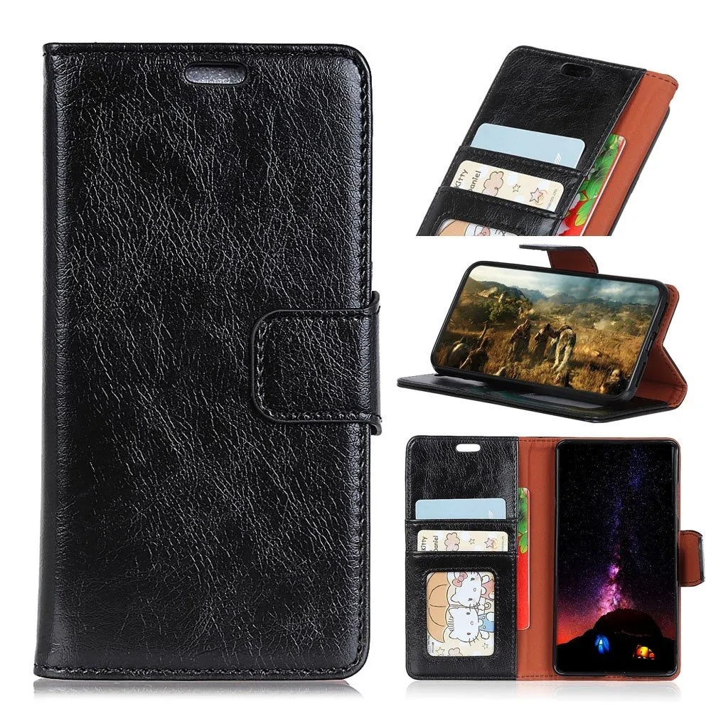 Samsung Galaxy Xcover 4s/4 Lommebok - deksel Teksturert Split - Svart