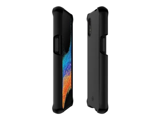 Mobilis SPECTRUM_R - Mobiltelefonbakdeksel - Robust - Antimikrobiell, 100 % resirkulert - Impacthane - Svart - for Samsung Galaxy XCover7