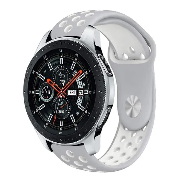 EBN Sport armbånd Samsung Galaxy Watch 46mm-Lys grå / hvit