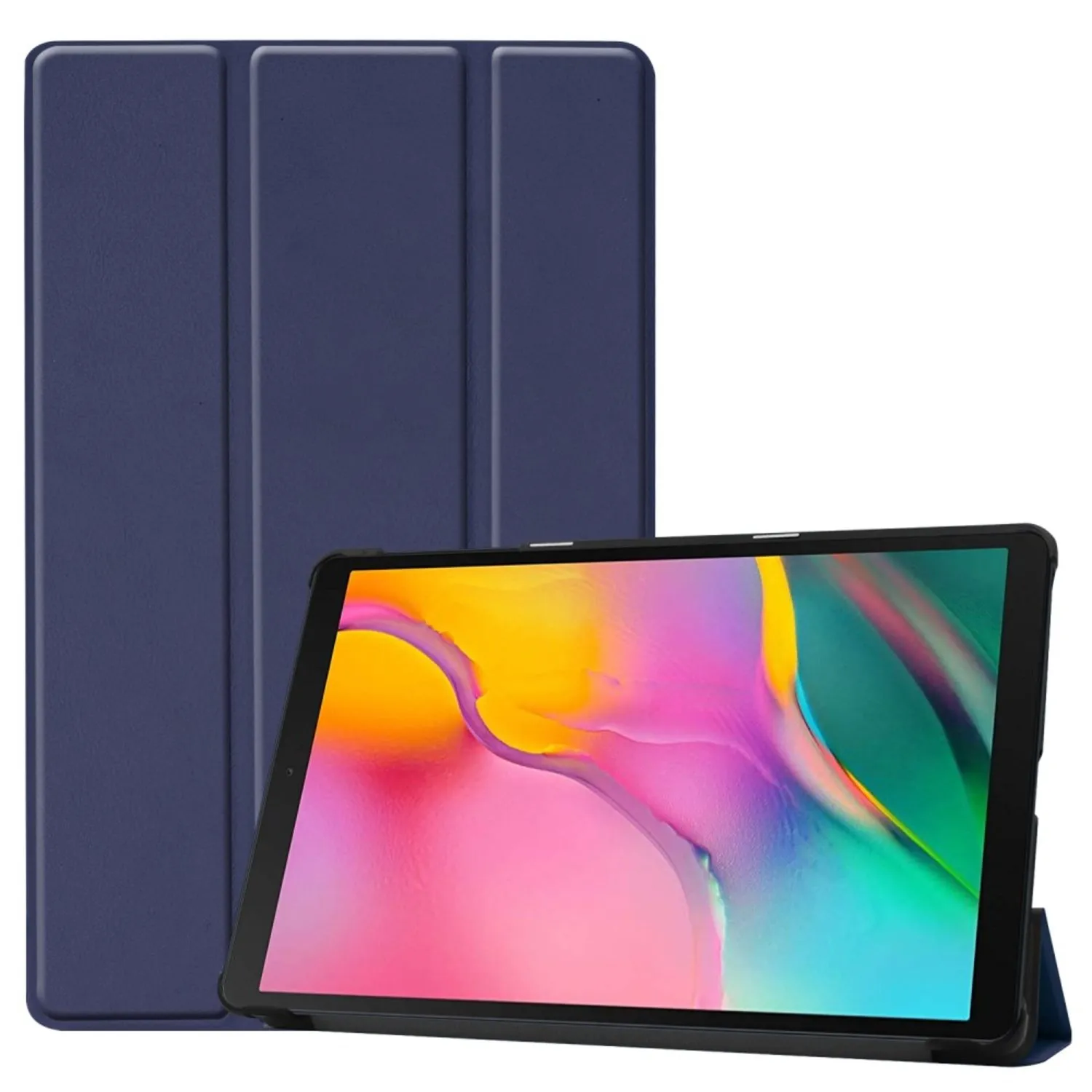 Slim Fit Deksel Til Samsung Galaxy Tab A 10.1 2019 - Mørkeblå