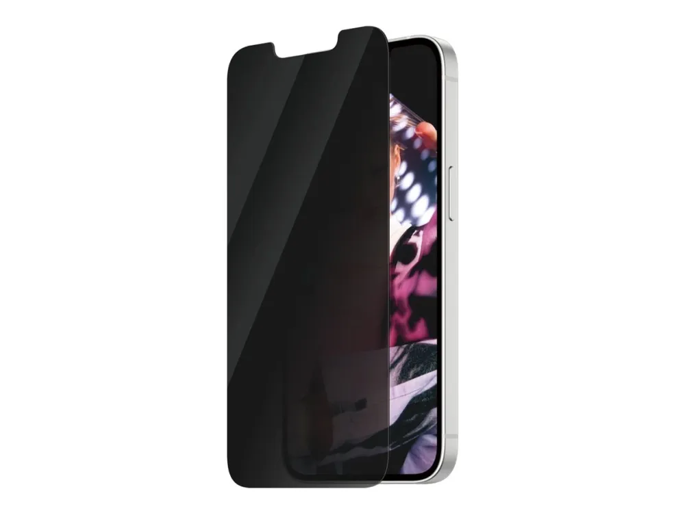 SAFE. by PanzerGlass - Skjermbeskyttelse for mobiltelefon - ultrabred passform - glass - med personvernsfilter - 2-veis - for Apple iPhone 13, 14, ...