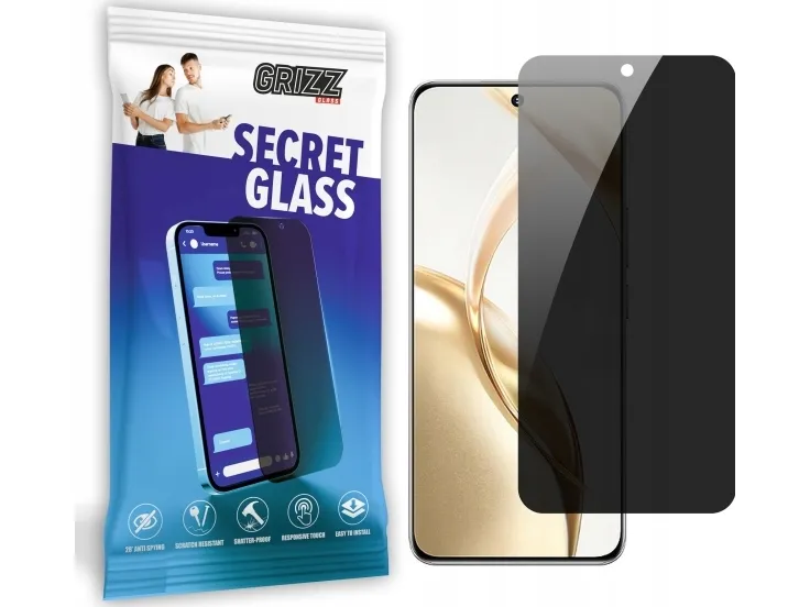 GrizzGlass SecretGlass personvern-beskyttelsesglass til Honor 200