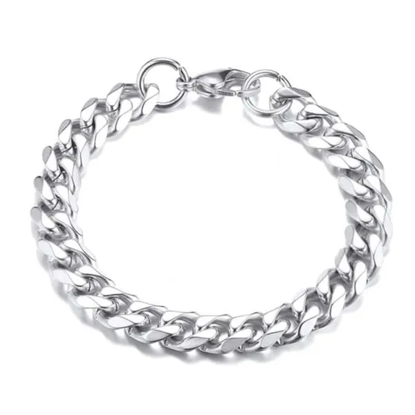 Pansar Link Armbåndskjede armbånd sølv 11,5mm