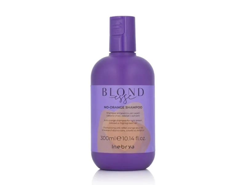 INEBRYA_Blondesse No-Orange Shampoo shampoo for lysebrunt, farget og bleket hår 300ml