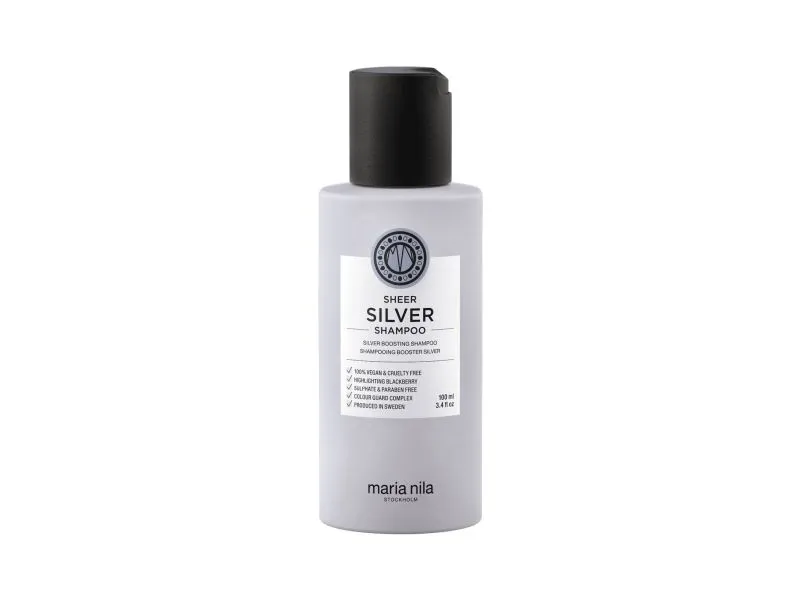 MARIA NILA_Sheer Silver Shampoo hårsjampo nøytraliserende gule nyanser 100ml