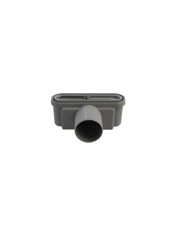 Unidrain Outlet unit w/horizontal outlet Ø75 mm incl. water trap