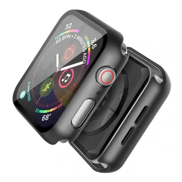 Omfattende Apple Watch 4/5/6/Se Shell Screen Protection Black 40mm
