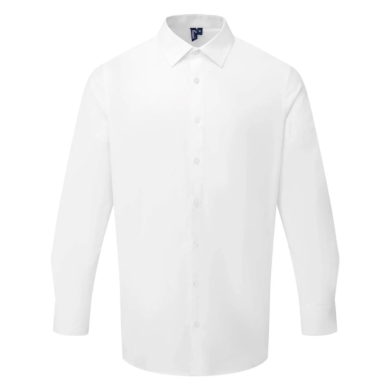 Premier Mens Poplin Long-Sleeved Formal Shirt