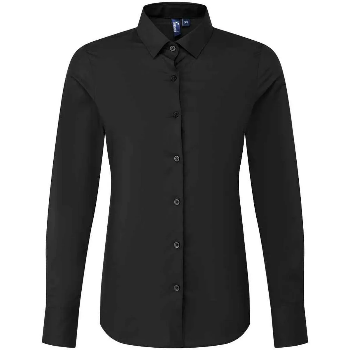 Premier Womens/Ladies Recyclight Poplin Long-Sleeved Shirt