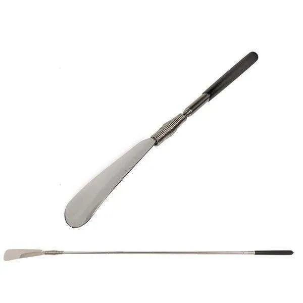 Uttrekkbart skohorn i metall - 77 cm langt -
