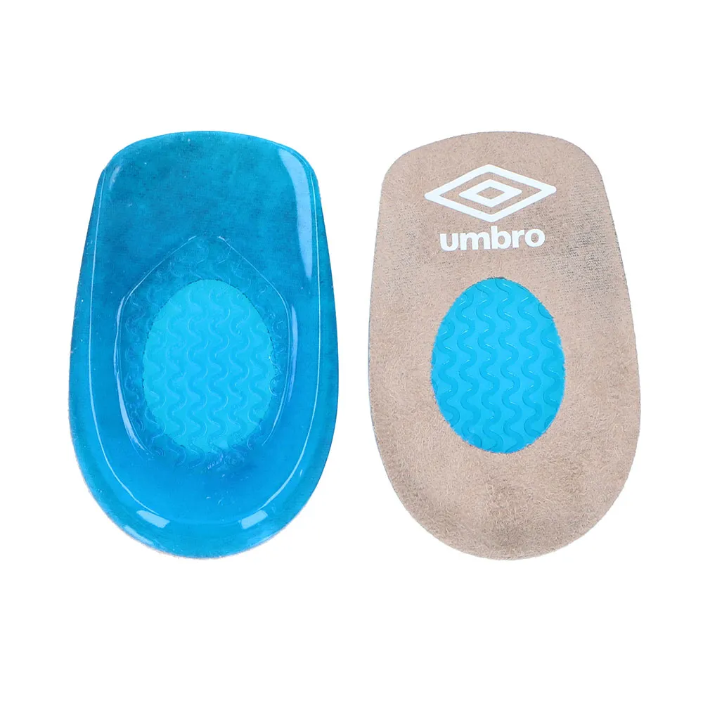 UMBRO gel-hælpuder 42–45 / stødabsorberende hælindlæg i gel / skoindlæg til hælspore