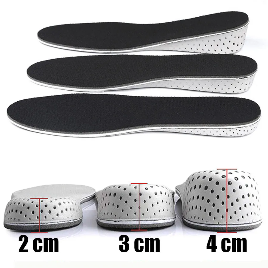 Skosåler / Bli Lengre Såle / Innlegg for Menn - 3 cm