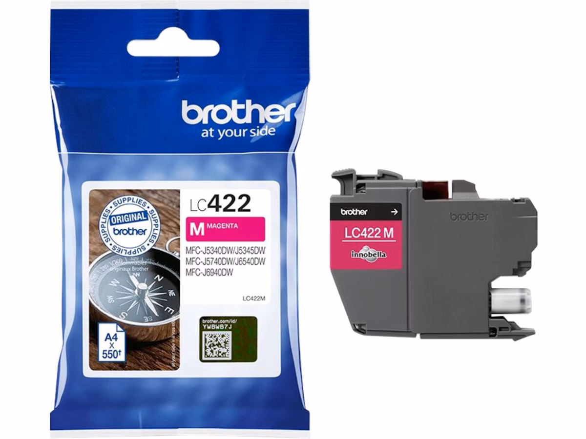 Brother blekk LC422M Magenta