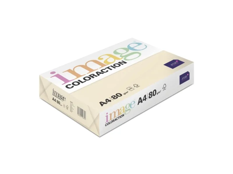 Image, Coloraction, Dune (pale apricot) Kopipapir, træfri ECF, 120g/m2, 210mm x 297mm, A4, Smal bane