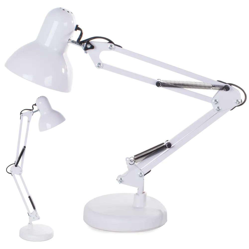Skrivebordslampe med Arm - LED Bordlampe