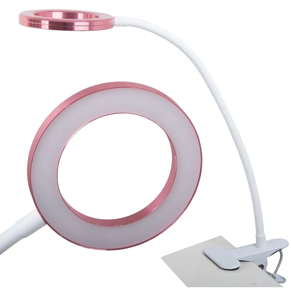 Skrivebordslampe med klemme - LED bordlampe