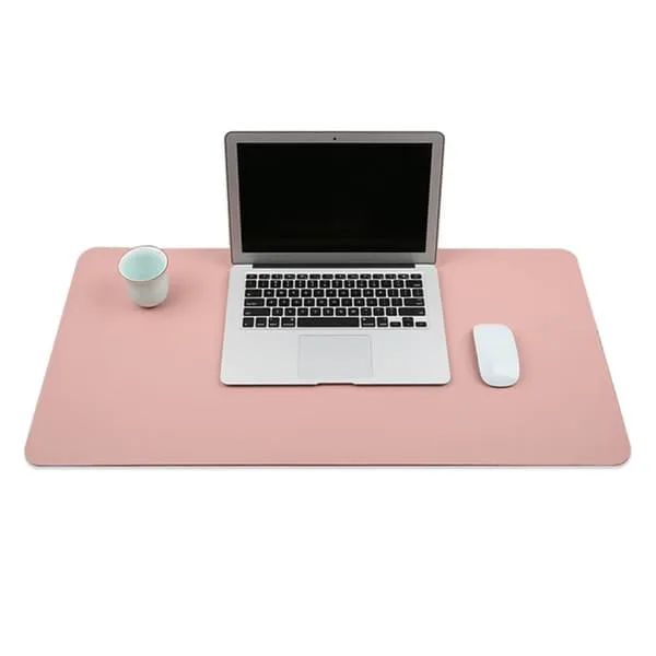 Skrivebordsmatte 80x40cm rosa