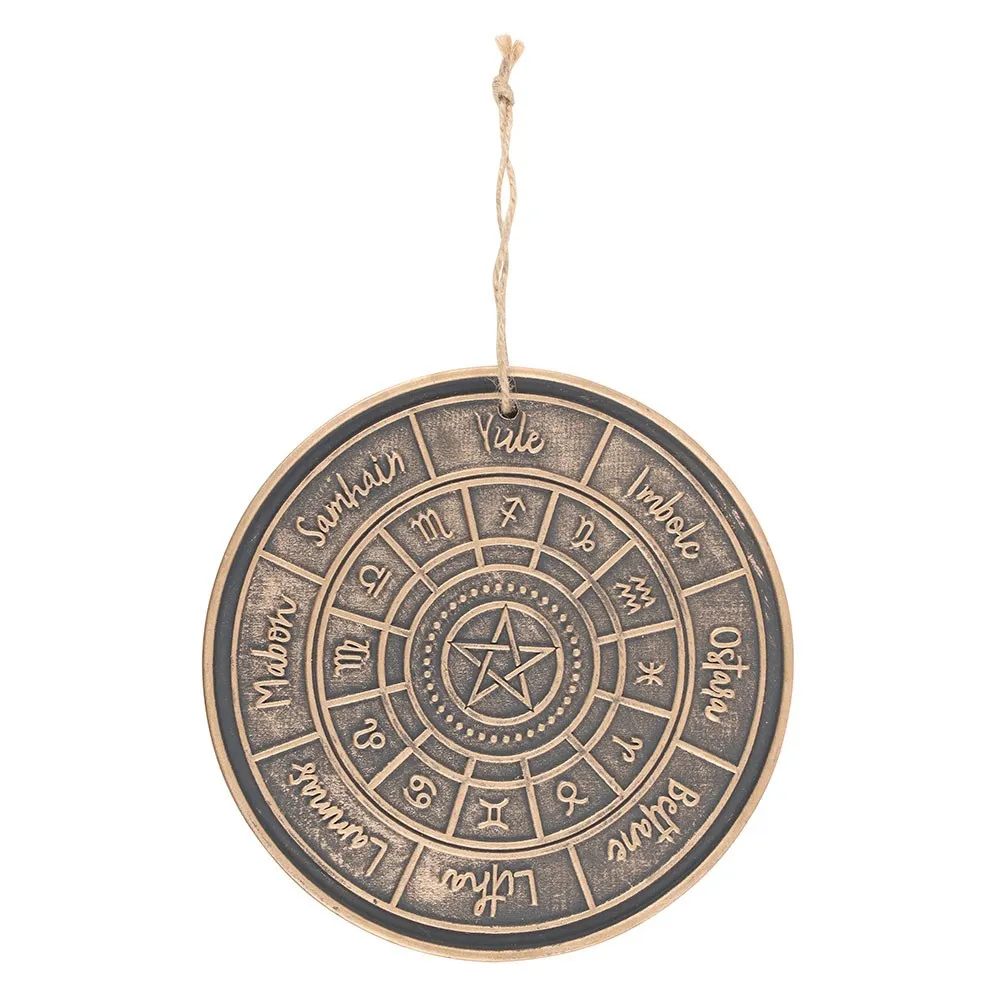 Something Different Terracotta Wheel Of The Year Plaque