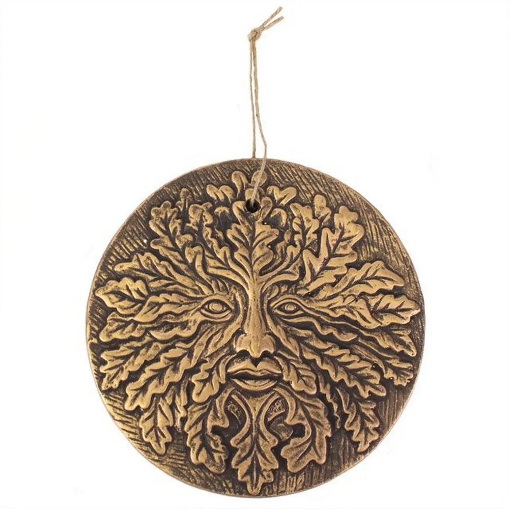 Something Different Green Man Terracotta Plaque