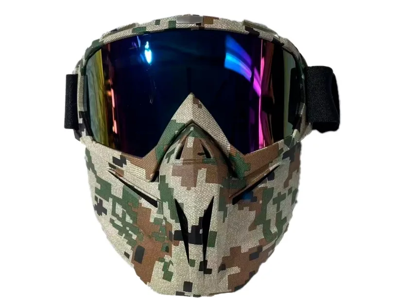 Heldekkende ansiktsmaske til Gel blaster, camo
