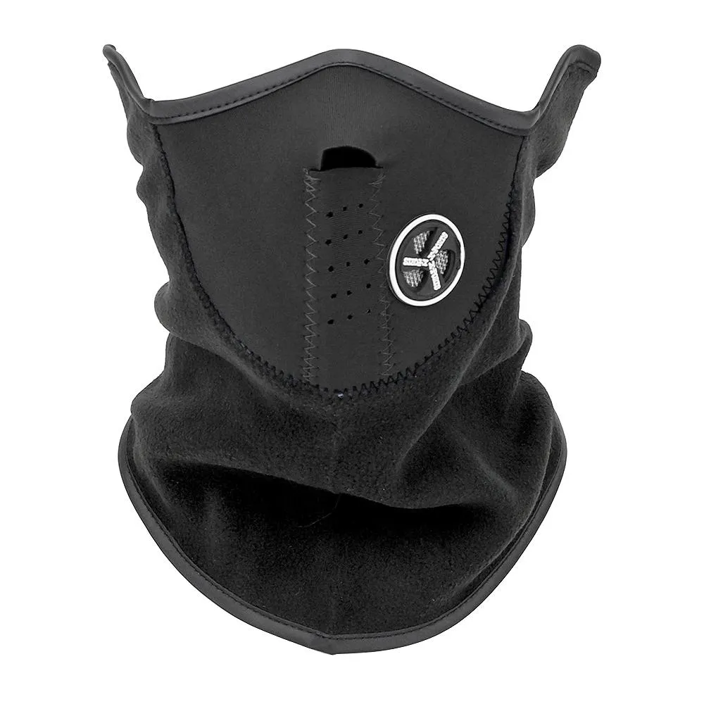 Ansiktsmaske med Ventil / Skimaske / MC-maske - Neopren