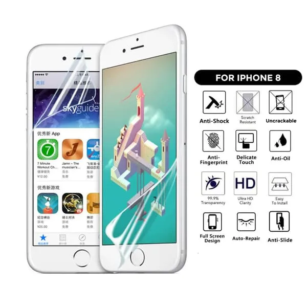 Full iPhone 8 Skjermbeskytter NanoEdge
