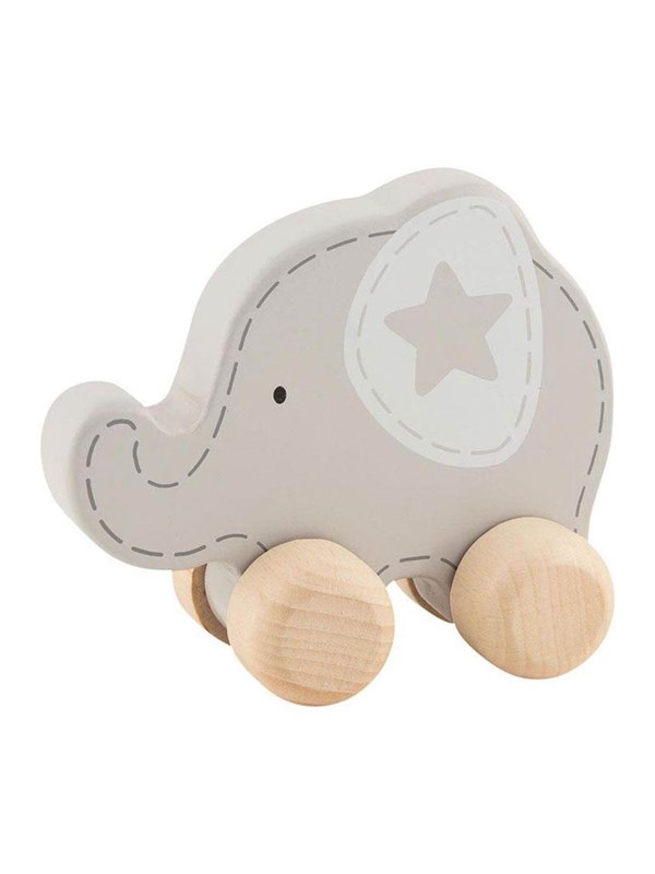 Goki Wooden Push Figure Elephant