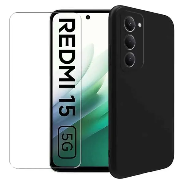 Xiaomi Redmi 15 – Herdet glassskjermbeskytter