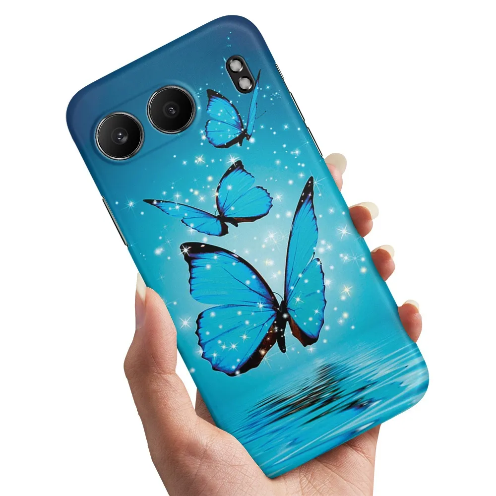 Deksel / Mobildeksel til OnePlus Nord 4 - Glitrende Sommerfugler