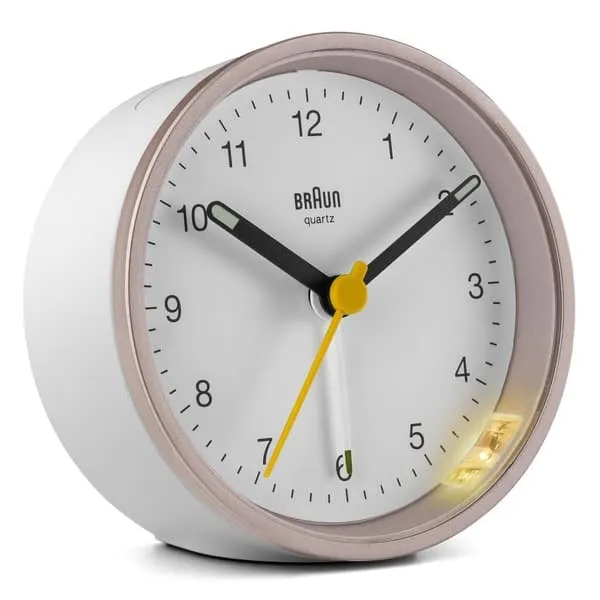 Braun vekkerklokke med snooze og lys BC12PW