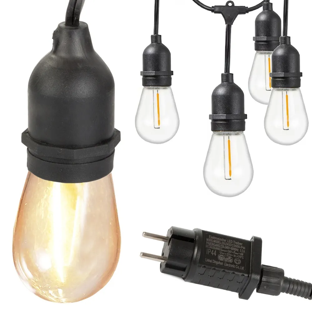 LED-lyslenke - Solcelle - 10-20m - 15m