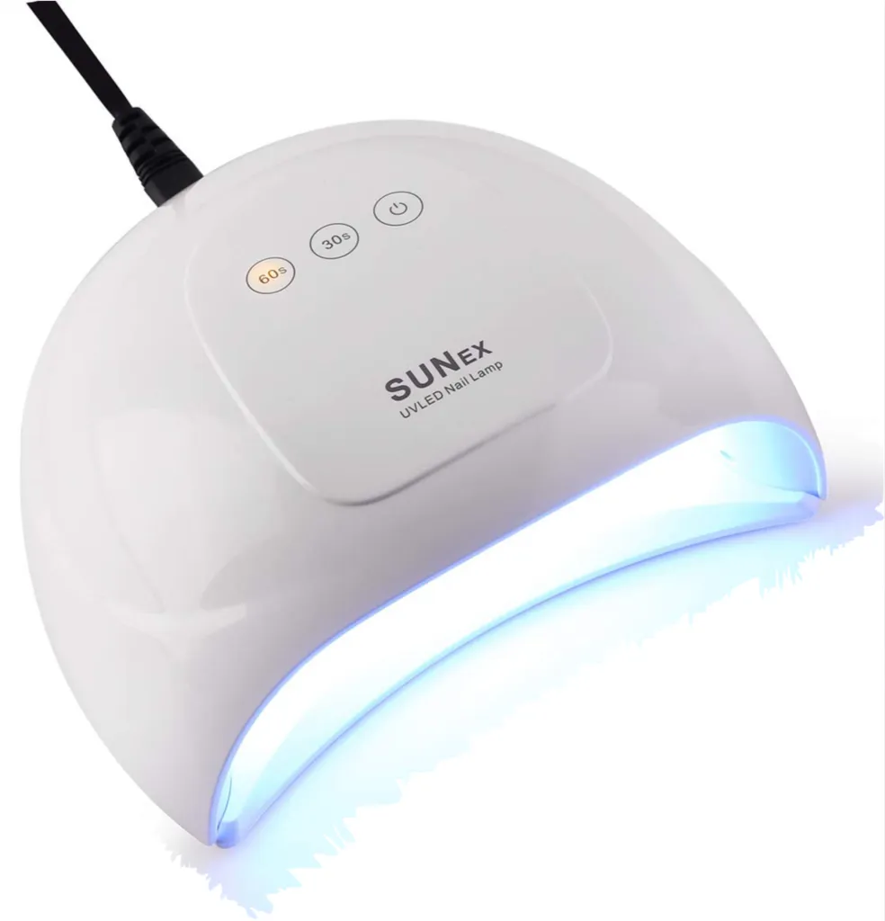 36w UV/LED-lampe med timerfunksjon