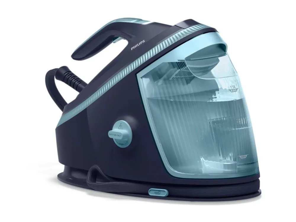 Philips PerfectCare 7000 Series PSG7200 - Dampstrykejern med automatisk slukking - såleplate: SteamGlide Elite - 3120 W - louros blue/mist